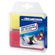 Sporty zimowe - akcesoria - Holmenkol Smar Holmenkol World Cup mix yellow/red 24128 24128 - miniaturka - grafika 1