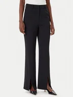 Spodnie damskie - French Connection Spodnie materiałowe 74ZAC Czarny Regular Fit - miniaturka - grafika 1