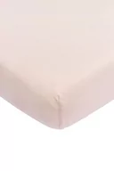 Prześcieradła dla dzieci - Meyco Baby Uni prześcieradło do łóżeczka dziecięcego (prześcieradło z miękkiego dżerseju, wykonane w 100% z bawełny, oddychające, wymiary: 70 x 140 cm), Soft Pink - miniaturka - grafika 1