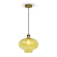 Lampy sufitowe - V-TAC Glass Metal Series Wisząca V-TAC 3741 - miniaturka - grafika 1