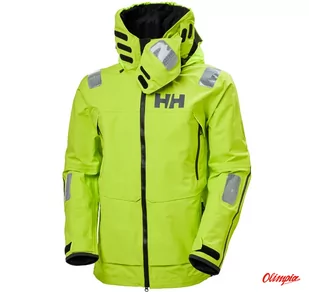 Sztormiak Helly Hansen Aegir Race Azid Lime męski 33869_402 - Kurtki męskie - miniaturka - grafika 1