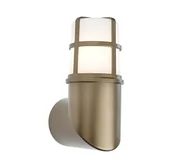 Lampy ogrodowe - Redo 90196 - Kinkiet zewnętrzny TRITON 1xE27/28W/230V IP54 mosiądz - miniaturka - grafika 1