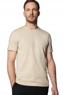 Koszulki męskie - Koszulka T-shirt Jasnobeżowa Bawełniana Próchnik PM6 3XL - miniaturka - grafika 1