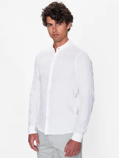 Calvin Klein Koszula K10K109511 Biały Slim Fit - Koszule męskie - miniaturka - grafika 1