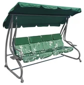 Huśtawki - bujawka HUŚTAWKA OGRODOWA 4 osobowa TRWAŁA LEŻANKA - miniaturka - grafika 1