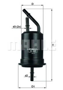 Filtr paliwa Mahle KL 488 - Filtry paliwa - miniaturka - grafika 1