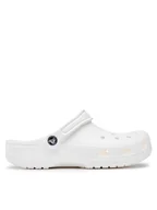 Klapki i japonki męskie - Crocs Klapki Classic 10001 Biały - miniaturka - grafika 1