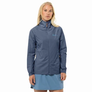Damska bluza sportowa Jack Wolfskin PRELIGHT JKT W evening sky - XS - Bluzy damskie - miniaturka - grafika 1