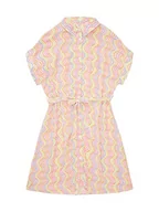 Sukienki - TOM TAILOR sukienka dziewczęca, 31692 – wielokolorowe, falowane paski, 128 cm - miniaturka - grafika 1