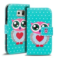 Etui i futerały do telefonów - Etui na telefon komórkowy Samsung Galaxy S6 Etui ochronne z motywem ze skóry PU - miniaturka - grafika 1
