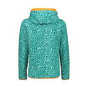 Kurtki i płaszcze dla dziewczynek - CMP Kurtka dziewczęca Felpa Stretch Performance Con Cappuccio zielony Aqua-emerald 104 30E2275 - miniaturka - grafika 1