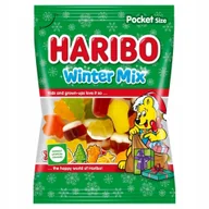 Żelki - Haribo Winter Mix Żelki Pianki Owocowe Mikołaj dzieci prezent Święta 175g - miniaturka - grafika 1