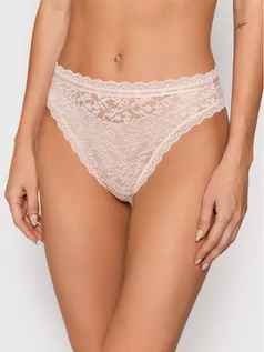 Majtki damskie - Calvin Klein Underwear Figi brazylijskie 000QF6678E Różowy - grafika 1