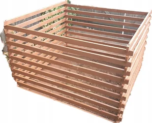 Kompostownik Eko Drewniany Impregnowany Teak 500L - Kompostowniki - miniaturka - grafika 1