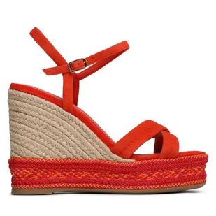 Espadryle Tamaris 1-28363-20 Czerwony - Espadryle damskie - miniaturka - grafika 1