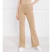 Spodnie damskie - GUESS Spodnie dzianinowe LISE 4G LOGO SWTR - miniaturka - grafika 1