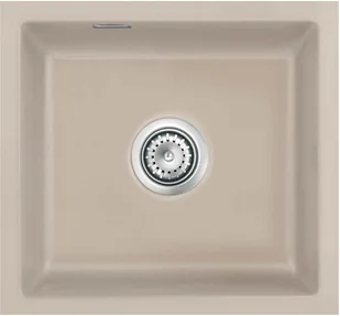 Zlewozmywak ceramiczny SYSTEMCERAM Mera 42 U Fango Korek automatyczny 5301 02 - Zlewozmywaki - miniaturka - grafika 1