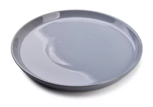 Lumarko Lumarko Nadine Grey Talerz Obiadowy Śr.24cm HTPM5277 Mondex - Talerze - miniaturka - grafika 1