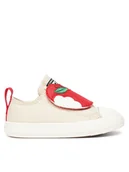 Buty dla dziewczynek - Converse Trampki Chuck Taylor All Star One Strap A13186C Beżowy - miniaturka - grafika 1