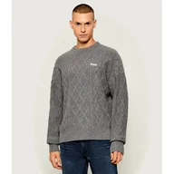 Swetry męskie - Guess Jeans Sweter Relaxed fit z dodatkiem wełny - miniaturka - grafika 1