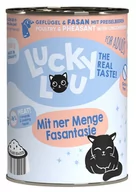 Mokra karma dla kotów - Lucky Lou Lifestage Adult Drób i bażant puszka 400g - miniaturka - grafika 1