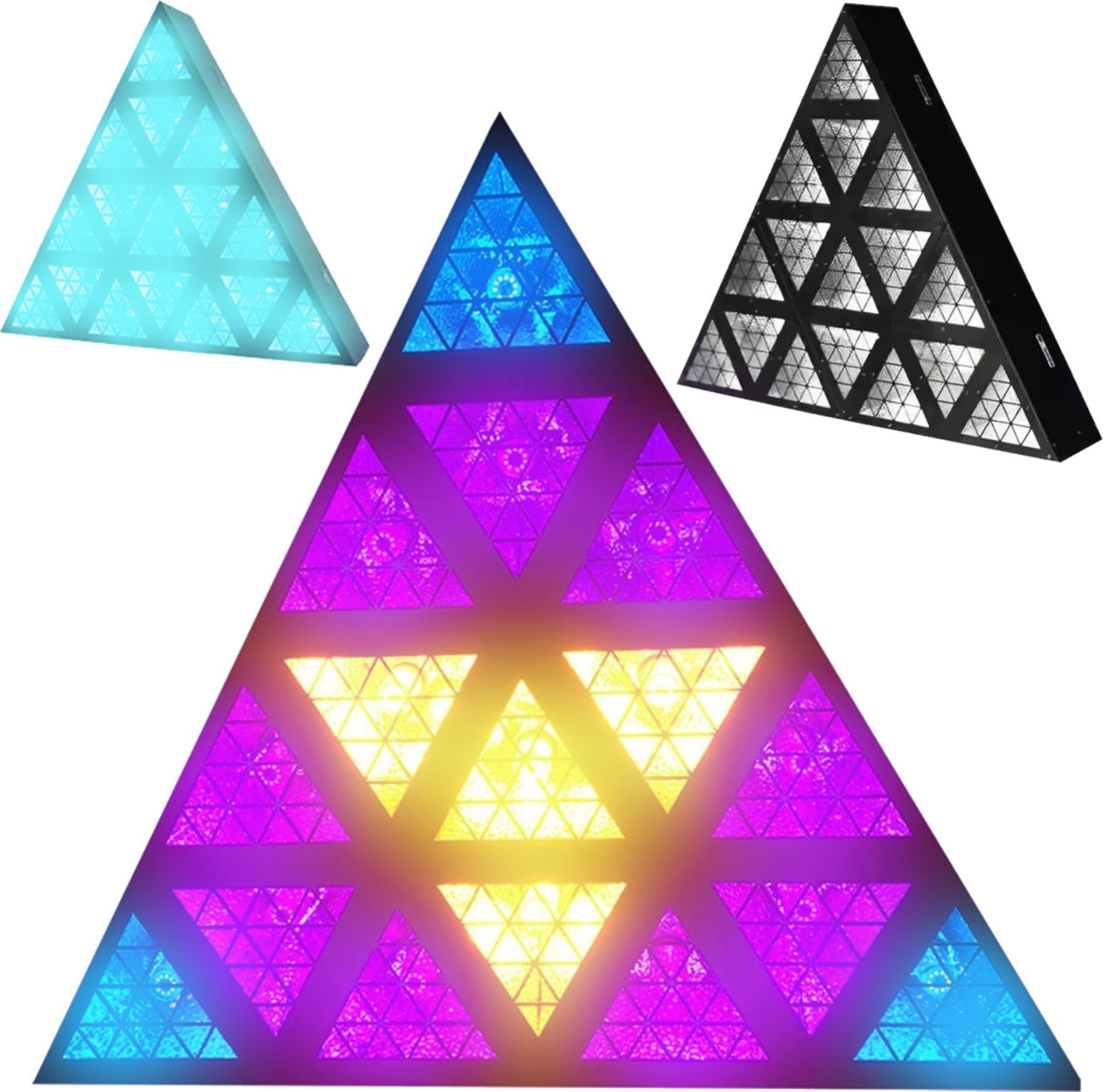 LIGHT4ME TRIANGIS efekt świetlny LED 64x2W RGBA oświetlenie klubowe dyskotekowe DJ na imprezę