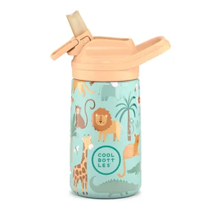 Cool Bottles Butelka termiczna Kiddies 350 ml Wild Crew - Zestawy naczyń dla dzieci - miniaturka - grafika 1