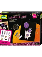 Zabawki kreatywne - LENA Zestaw kreatywny "Sparkle Art" - 8+ - miniaturka - grafika 1