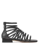 Sandały damskie - Gino Rossi Sandały 0270 Czarny - miniaturka - grafika 1