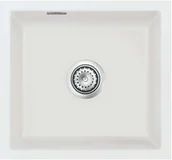 Zlewozmywaki - Zlewozmywak ceramiczny SYSTEMCERAM Mera 42 U Satin Korek automatyczny 5301 02 - miniaturka - grafika 1