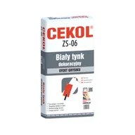 Tynki - Cekol Biały tynk dekoracyjny ZS-06 5 kg - miniaturka - grafika 1
