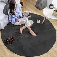 Dywany - Strado Dywan okrągły Rabbit Strado 90x90 DeepGrey (Szary) DNDRR9090.GREY - miniaturka - grafika 1