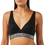 Biustonosze - Calvin Klein Damski biustonosz Plunge Push, czarny (czarny 001), 70D (rozmiar: 32D), Czarny (czarny 001), 70D - miniaturka - grafika 1