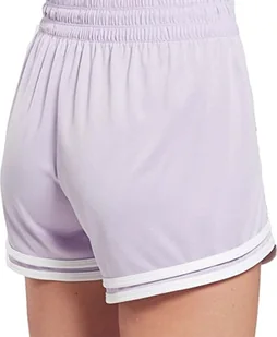 Reebok Damskie szorty treningowe z wysokim stanem, fioletowa Oasis, L, Fioletowa Oasis, L - Spodenki damskie - miniaturka - grafika 1