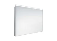 Lustra - Nimco Lustra - Lustro łazienkowe podświetlane LED 80x60 cm, kwadratowe, aluminiowe ZP 8003 - miniaturka - grafika 1