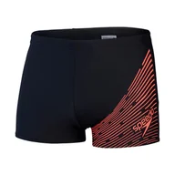 Kąpielówki męskie - Bokserki pływackie męskie Speedo Medley Logo Aquashort - miniaturka - grafika 1