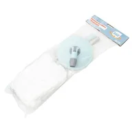 Miotły, szufle, mopy - Zestaw wkład do mopa obrotowego + kij błękitny - miniaturka - grafika 1