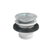 Korki do umywalek - Korek spustowy do umywalki KLIK-KLAK chrom bez przelewu Equation - miniaturka - grafika 1