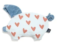 Kołdry i poduszki dla dzieci - Poduszka Podusia Sleepy Pig Cotto Heartbeat Blue La Millou - miniaturka - grafika 1