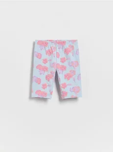 Reserved - Wzorzyste kolarki - jasnoniebieski - Spodnie i spodenki dla dziewczynek - miniaturka - grafika 1