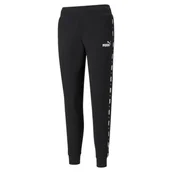 Dresy damskie - Spodnie dresowe damskie Puma POWER TAPE FL czarne 84909401-XS - miniaturka - grafika 1
