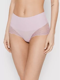 Majtki damskie - Spanx Figi klasyczne z wysokim stanem Undie-tectable Lace Hi-Hipster SP0515 Fioletowy - grafika 1