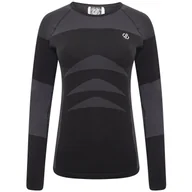 Koszulki sportowe damskie - Damska koszulka Dare 2b In The ZoneII L/S Rozmiar: L-XL / Kolor: czarny - miniaturka - grafika 1