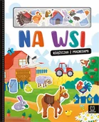 Książki edukacyjne - Na wsi. Książeczka z magnesami - miniaturka - grafika 1