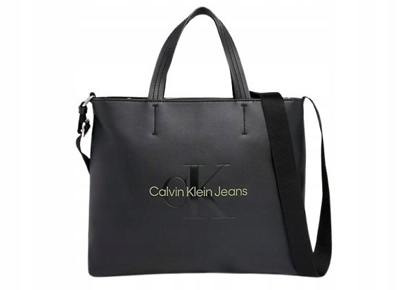CALVIN KLEIN JEANS DAMSKA CZARNA TOREBKA NA PASKU 1I4A