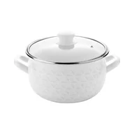 Garnki - Garnek emaliowany Pyza Diamond z pokrywką 20 cm 4,2 l - miniaturka - grafika 1