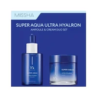 Zestawy kosmetyków damskich - Missha Super Aqua Hyaluron Ampoule & Cream Duo Set - miniaturka - grafika 1