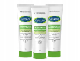 Cetaphil Ps Lipoaktywny Krem nawilżający 100g x3 - Kremy do twarzy - miniaturka - grafika 1