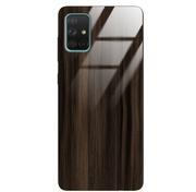 Etui i futerały do telefonów - Etui drewniane Samsung Galaxy A71 Premium Wood Dark Brown Forestzone Glass - miniaturka - grafika 1