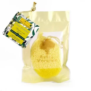 Gąbka do mycia ciała nasączona oliwą - Idea Toscana - Rękawice i gąbki do kąpieli - miniaturka - grafika 1